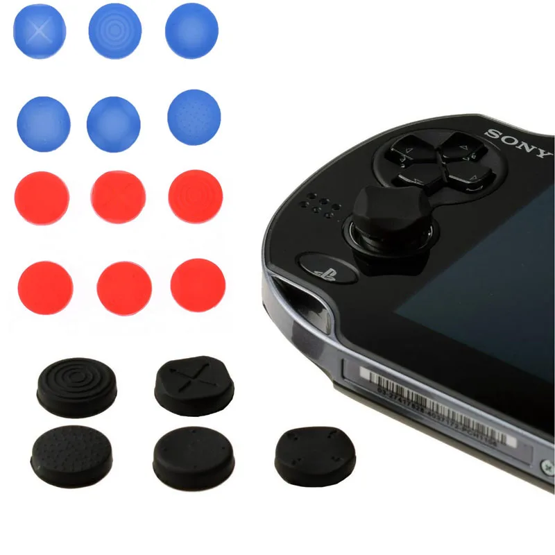6 в 1 силиконовый джойстик с рукояткой аналоговый защитный чехол для Sony PlayStation Psvita