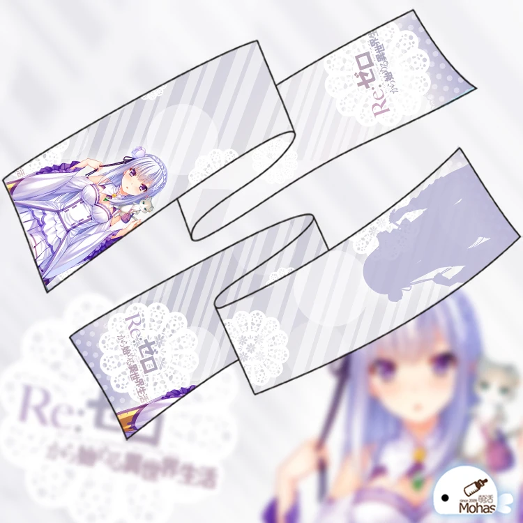 180*25 см аниме Re: Zero Kara Hajimari Sekai Emilia Rem милое мягкое полотенце с микрофиброй зимний