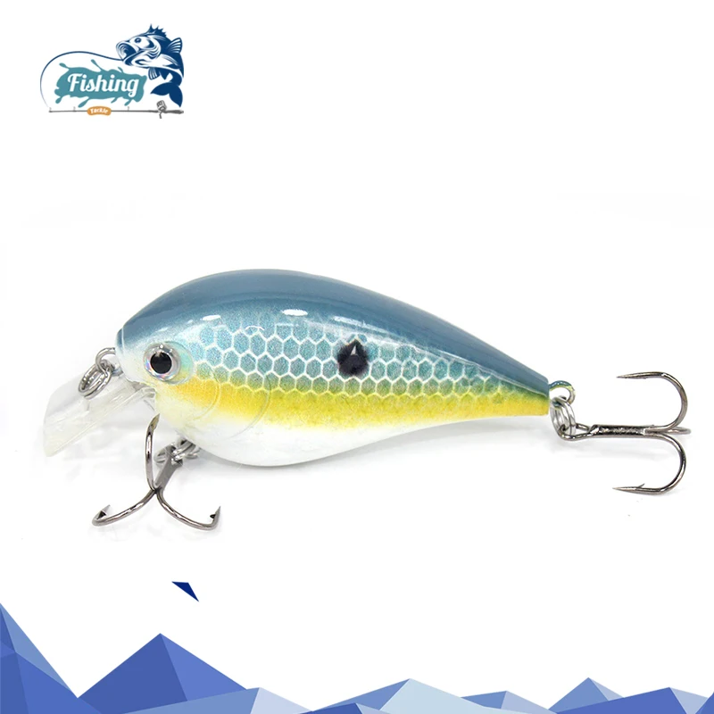 1 шт. 4 5 см 6 г хит продаж Crankbait Реалистичная рыболовная приманка 3 вида цветов