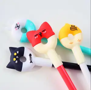 Ручка с круглыми ушками 0,38 мм, чернила для гелевой ручки мм, рекламный подарок, Канцтовары для школы и офиса