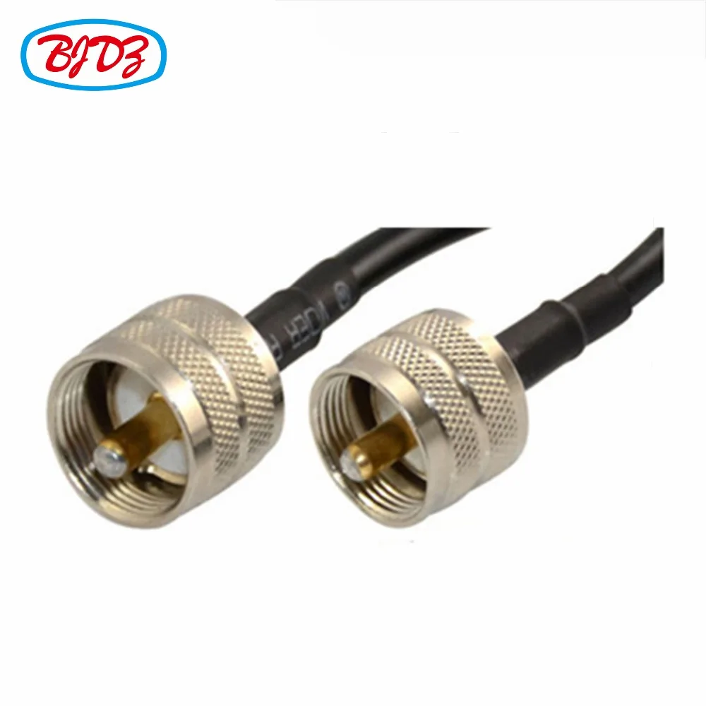 Бесплатная доставка 5 шт 3 фута UHF папа PL259 к RF свиной хвост кабель LMR195|Соединители|