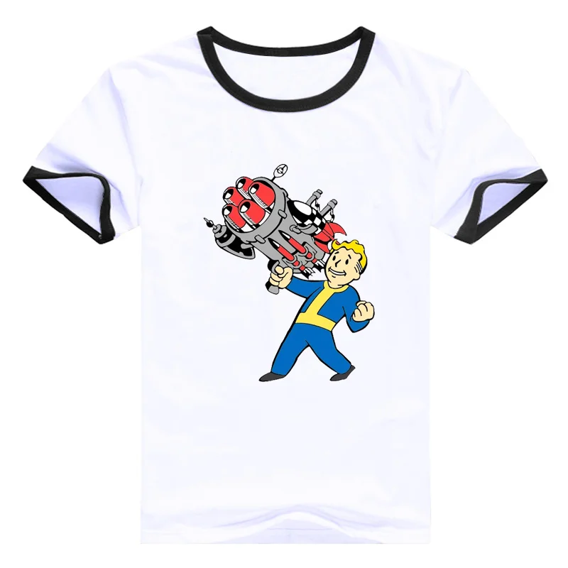 Футболка Fallout Finger, новинка, Vegas, футболка, Горячая игра, футболка, мужские топы, Hombre, графический Рисунок, Camiseta, Повседневная футболка с круглым вырезом, Harajuku, одежда - Цвет: 8