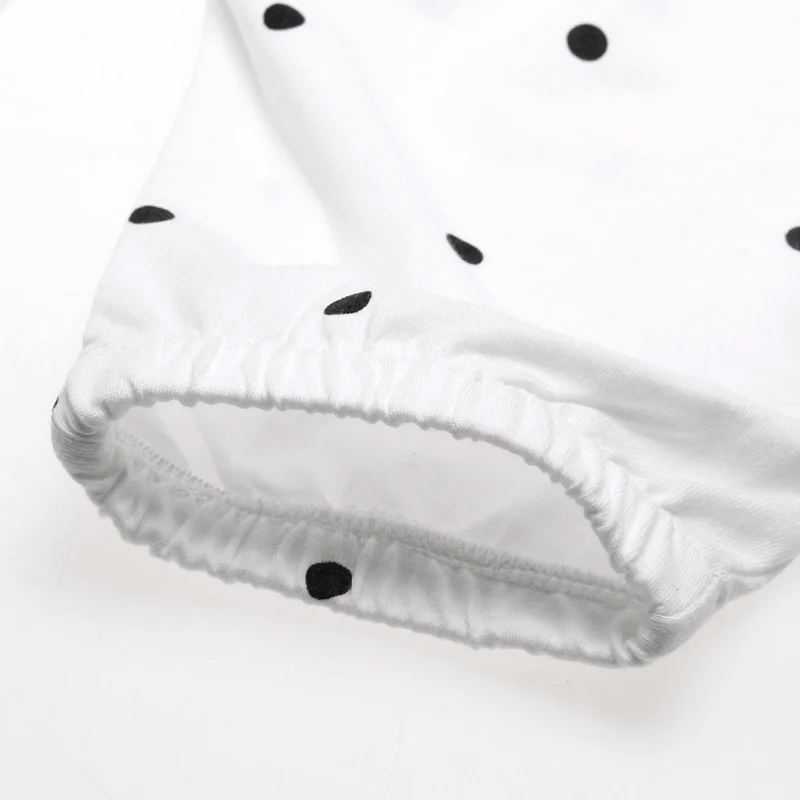 

Baby Girls polka dot Rompers Crawling Wear Kids Jumpsuits Piece Pants white dots belt Sleeveless Clothing