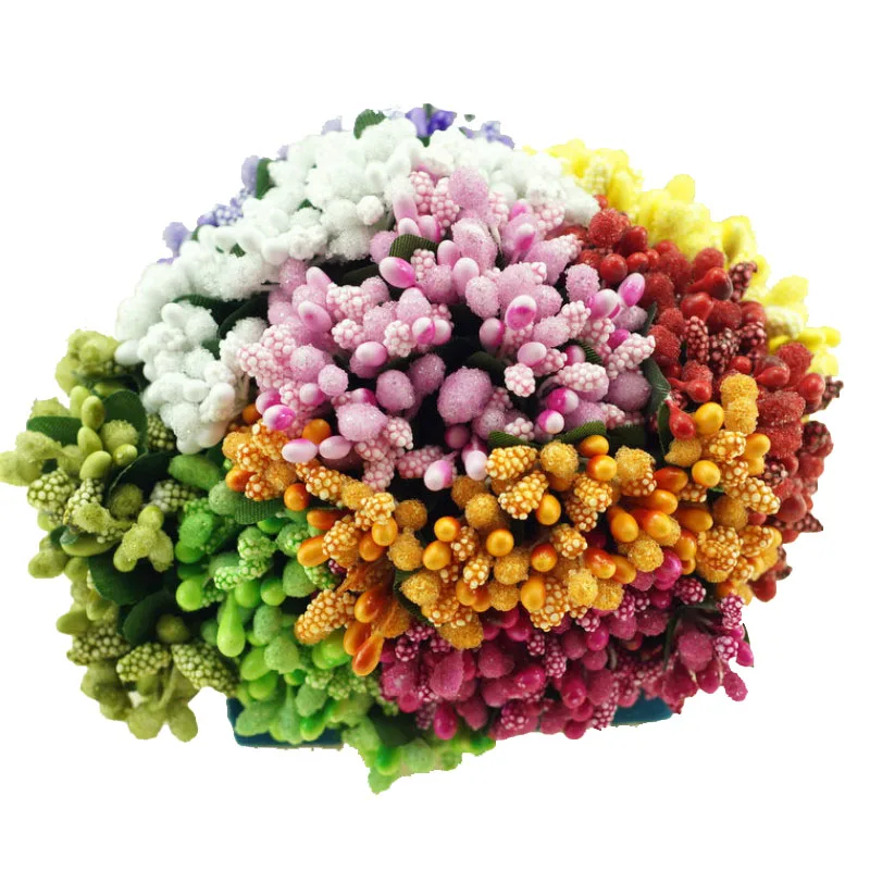 Искусственный цветок из пенополиэтилена 12 шт./лот тычинки стебель проволоки