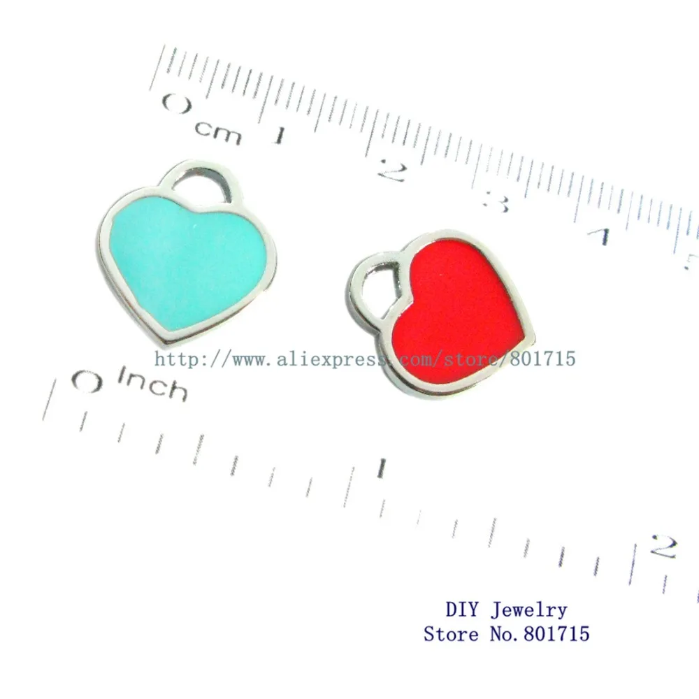 10 шт. подвески в виде сердца для домашних животных|pendant charms|charm charmheart pendant charms |