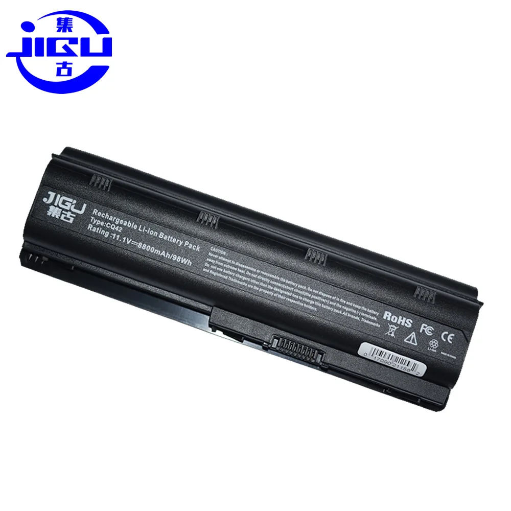JIGU 12 ячеек Батарея для hp для pavilion DV3 DM4 DV5 DV6-3000 DV7-6000 G4 G6 G7 для Compaq для Presario CQ42 CQ32 G42 G62 MU06