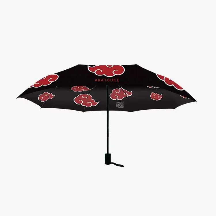 A Top Quality Anime NARUTO Akatsuki Uchiha Itachi Cosplay Props Red Cloud Symbol Hokage Umbrella PVC Metal Parasol Collection New - Цвет: A