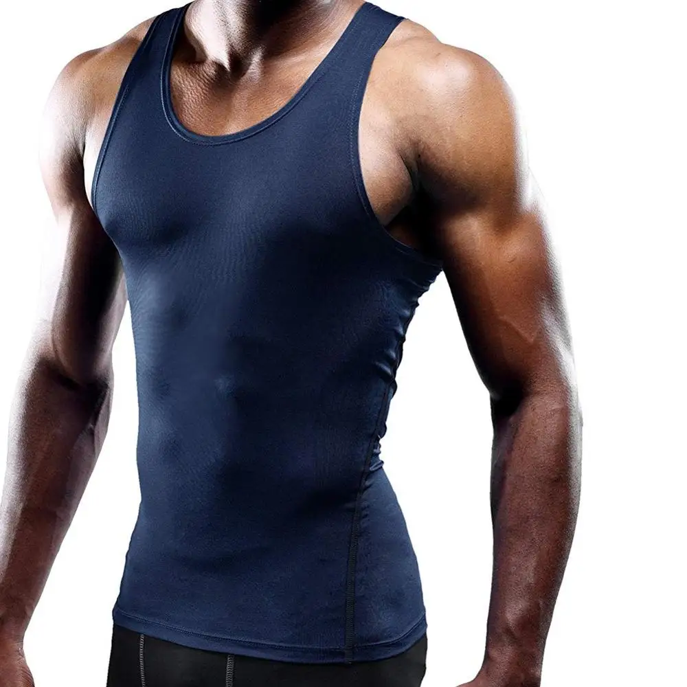 New Tanktop Fashion Men Solid color Tank Tops Sleeveless Breathable Male Vest 2019 Summer Fitness Bottom | Мужская одежда
