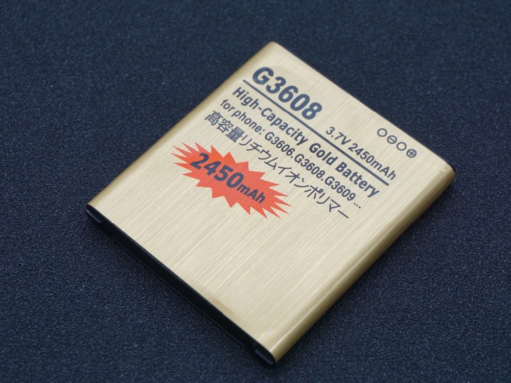 LehonS 10cs/лот 2450 мАч Золотая сменная батарея для Samsung galaxy Core Prime G360 G3608 G3606 G3609 G361 EB-BG360CBU