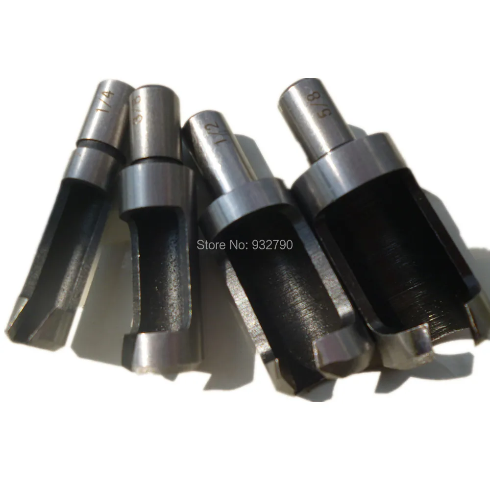 4 шт. Plug резак для дрели набор бит механические инструменты дерево шип резаки SIM