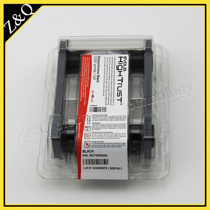 Дешевая лента для принтера Карт evolis RCT023NAA|card printer ribbon|printer ribbonevolis ribbons |