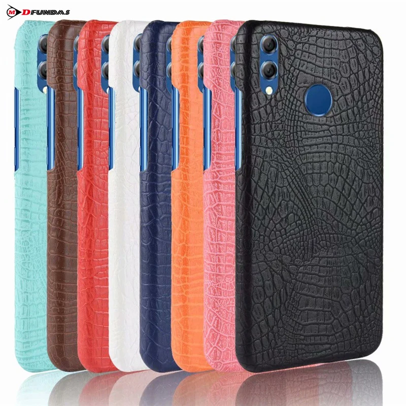 Чехол для Honor 8X чехлы Huawei задняя крышка кожа пластик жесткий ультра тонкий черный