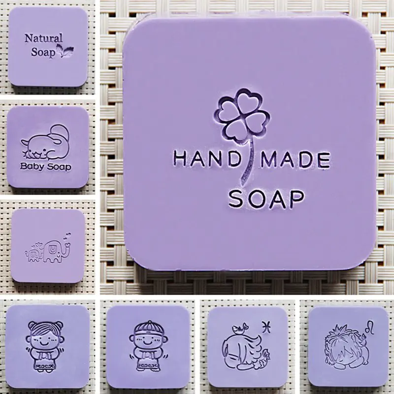 Натуральное мыло лист дизайн мыло штамп на заказ DIY новое уплотнение мыло Печатный узор смола акриловый штамп для мыла