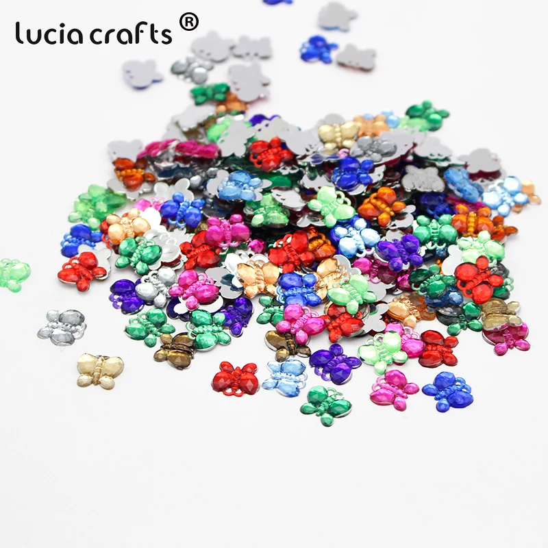 100 шт. цветные акриловые стразы с плоской задней поверхностью для шитья рукоделия
