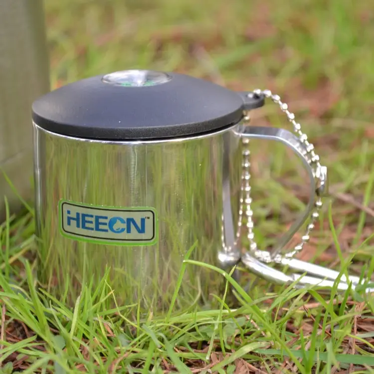 Бесплатная доставка уличная чашка из нержавеющей стали Heecn походная пряжка для