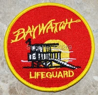 hot sale bay watch lifeguard iron on patches sew on patchappliques made of cloth100 guaranteed quality