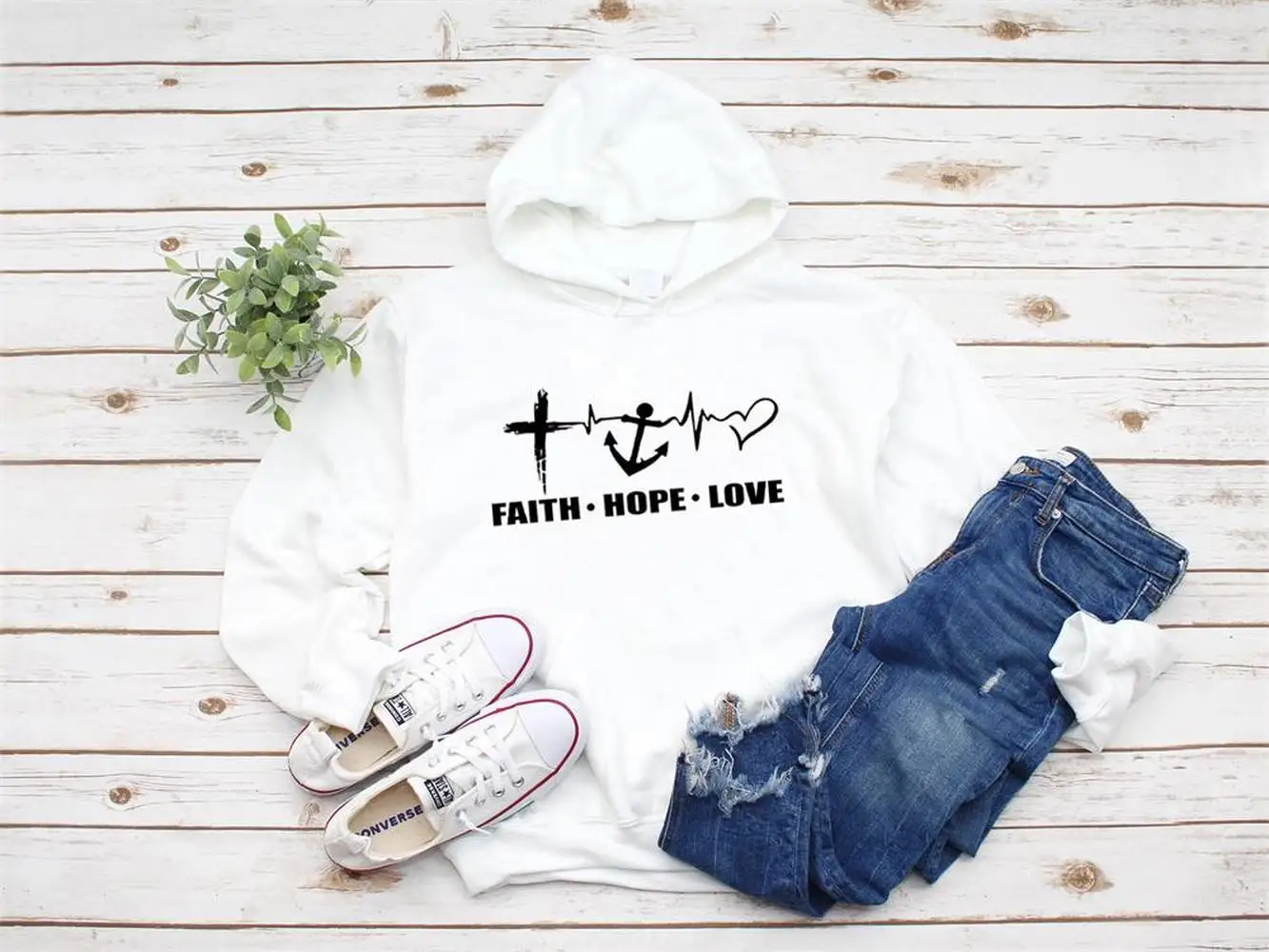 

Faith Hope Love Sweatshirt Faith Hoodie Christian gift Women of Faith Sweatshirt Cute Hoodies for women