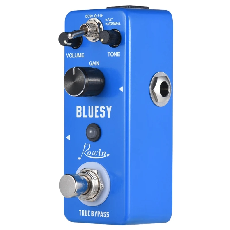 Rowin Lef 321 Bluesy гитарная педаль для звукового эффекта овердрайв корпус из