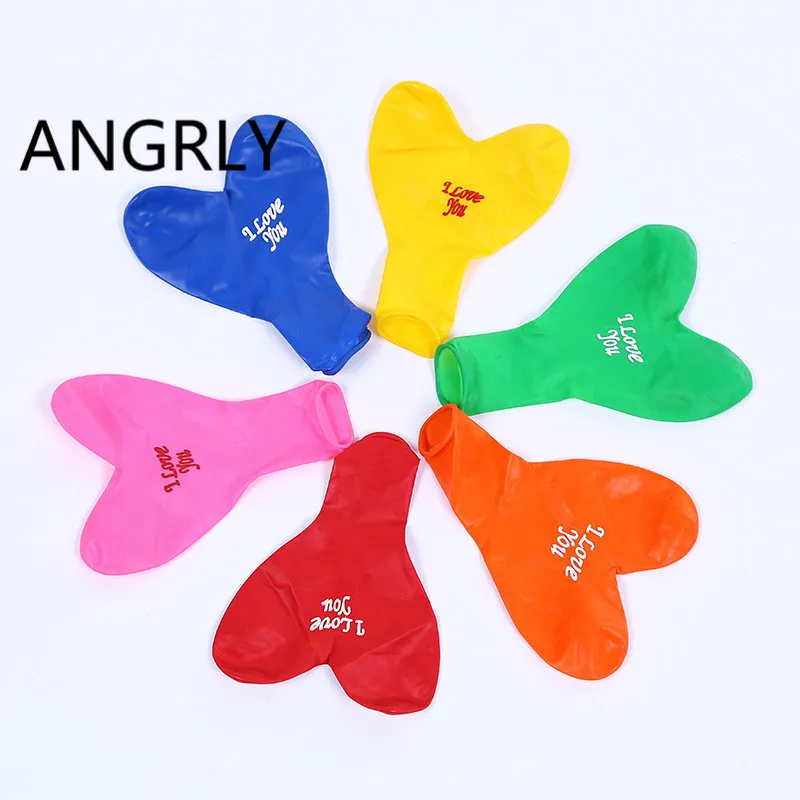 I Love You Alphabet English Balloon new year party supplies wedding emulsion balloon decor favors christmas birthday | Дом и сад