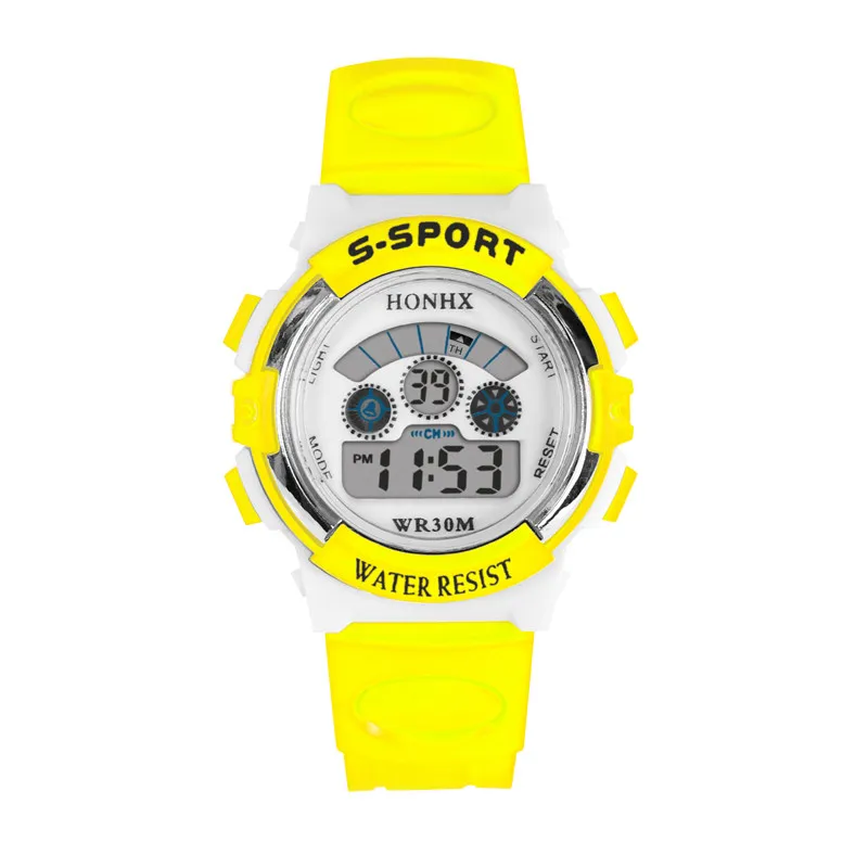 Водонепроницаемые мужские СВЕТОДИОДНЫЕ Цифровые кварцевые часы с будильником и