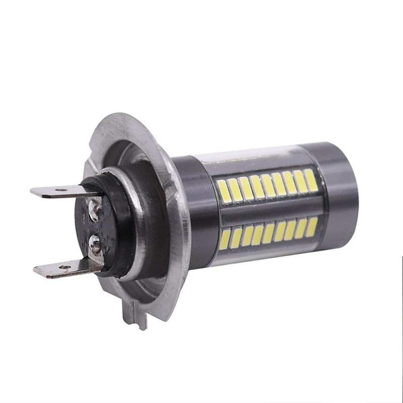 MOOSEDi 2 шт. белый 1000 люмен LED H7 P13W 4014 66SMD Автомобильная противотуманная фара дневной