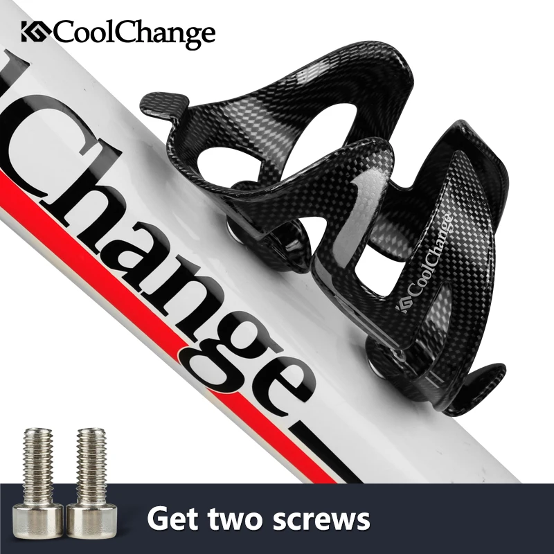 CoolChange карбоновый Fibe легкий велосипедный держатель для бутылки MTB/дорожный с