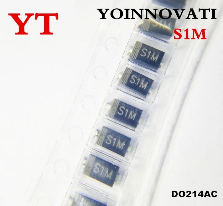 100 шт./лот S1M 1A 1000V SMA DO214AC лучшего качества.|sma sma|c c100 pcs |