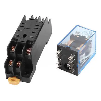 3 шт. HH52P DC 24V напряжение катушки 8Pin DPDT электромагнитное реле питания w