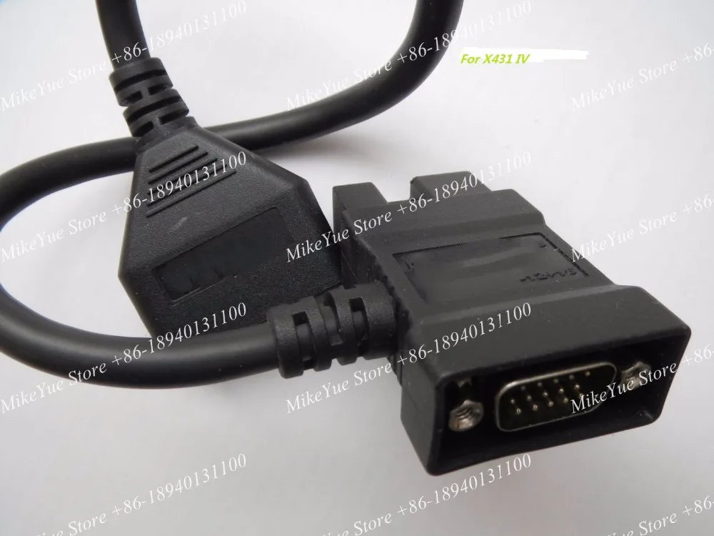 100% ORIGINAL for LAUNCH X431 IV Mitsubishi Hyundai -12+16 OBD II Cable OBDII Adaptor 12 16 OBD2 Cables 2 | Автомобили и