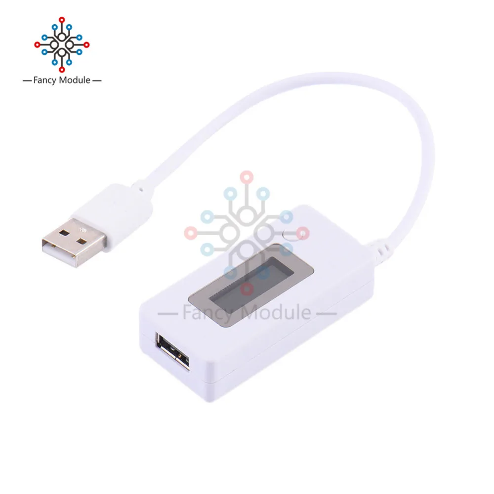 ЖК дисплей USB детектор Вольтметр Амперметр для мобильного зарядного устройства