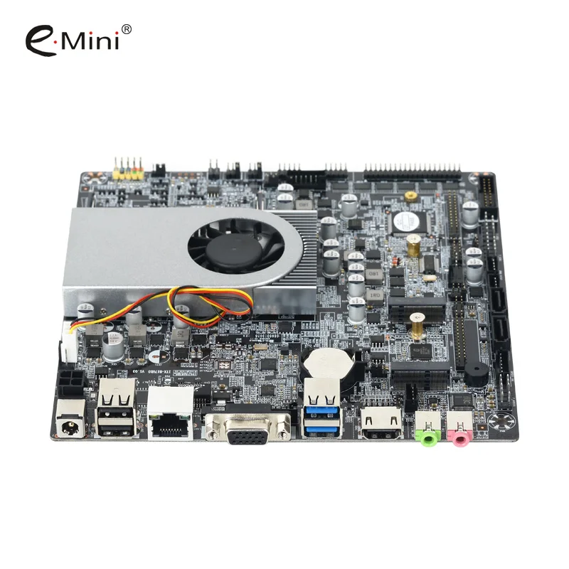 Realan Mini Itx Motherboard with CPU Intel Core i5-6200U Processor Skylake 6th Generation One LAN And M.2 M Key Slot