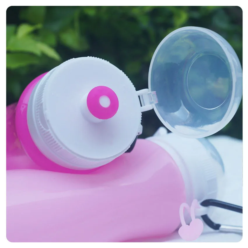 Складная Силиконовая бутылка для воды 500 мл | Дом и сад