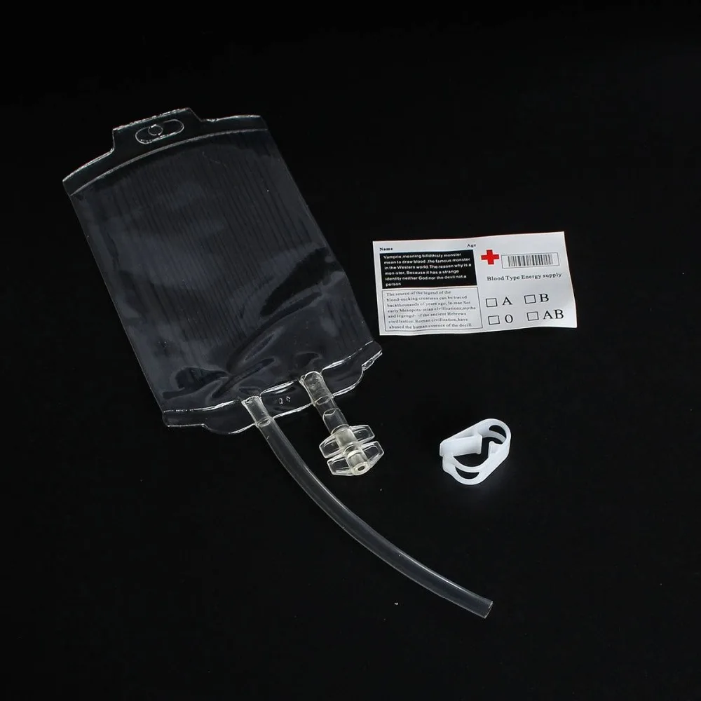 1 шт многоразовый пакетик для энергетических напитков косплей вампир сумка