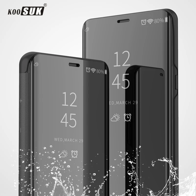 Чехол для Samsung Galaxy J2 Core Роскошный прозрачный кожаный чехол с откидной крышкой из