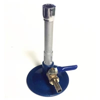 1pc new dental lab dentist natural single tube gas light bunsen burner for lab wax department technician tool