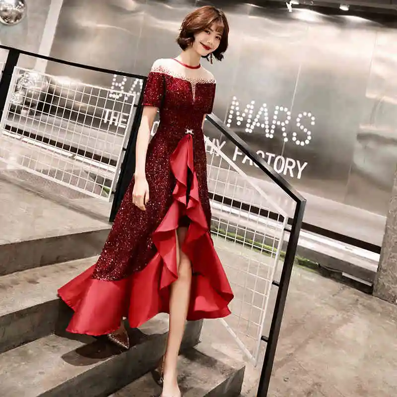 2019 вечерние платья подружки невесты халаты для маленьких девочек бальное платье