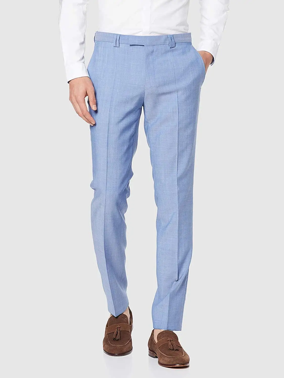 Custom Slim Fit Notc отворотом Лучший мужской костюм синий жених мужские свадебные