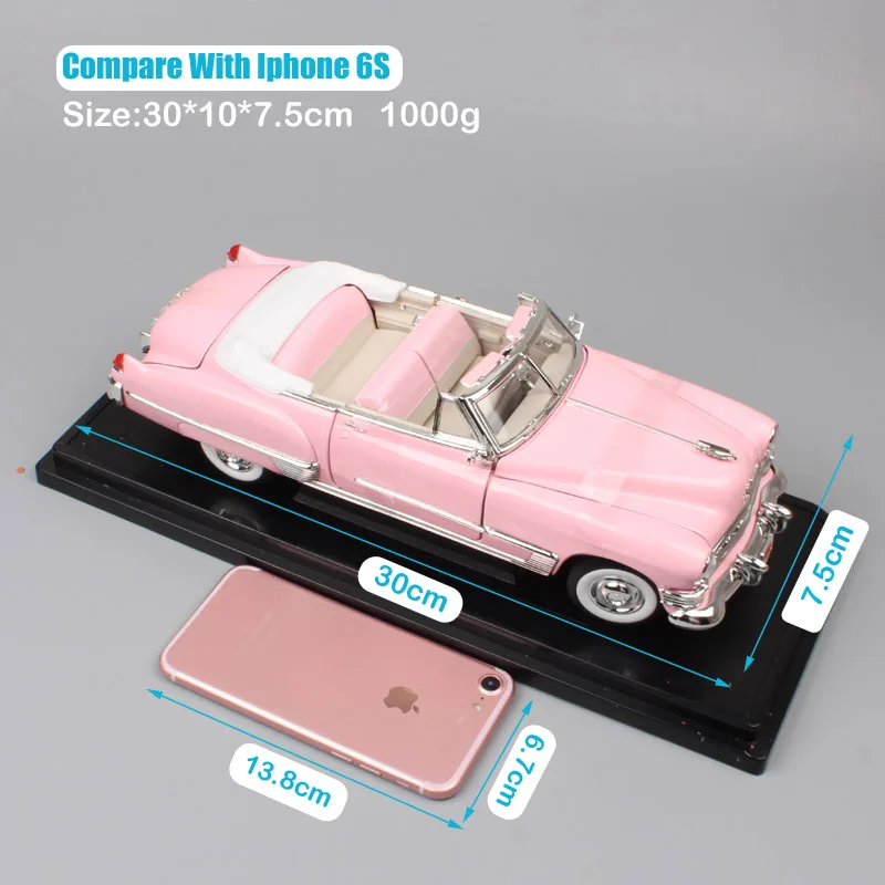 1:18 крупногабаритный классический старый роскошный 1949 CADILLAC COUPE DE VILLE трансформер