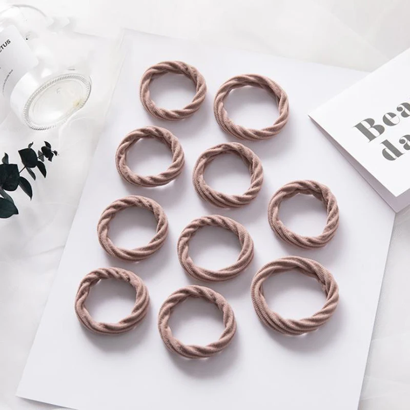 Повязка на голову женская однотонная эластичная 10 шт./лот