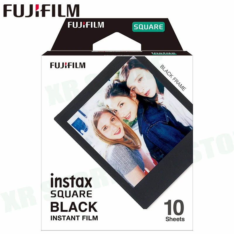 Fujifilm 2018 новая Instax квадратная черная рамка мгновенная 10 пленка для Fuji SQ10