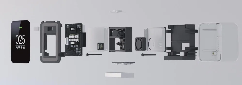 Xiaomi Mijia PM2.5 детектор Xiaomi тестер качества воздуха OLED экран Датчик Смарт-приложение управления wifi 2,4 ГГц очиститель воздуха 2