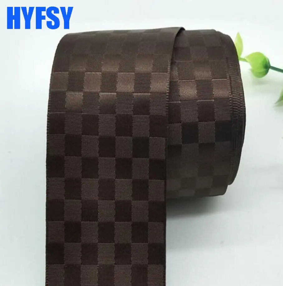 05 Hyfsy 10015 25 38 мм новая квадратная лента 10 ярдов Сделай сам бант для волос материалы для одежды подарочная упаковка атласная клетчатая вручную изготовленная лента - Цвет: 05