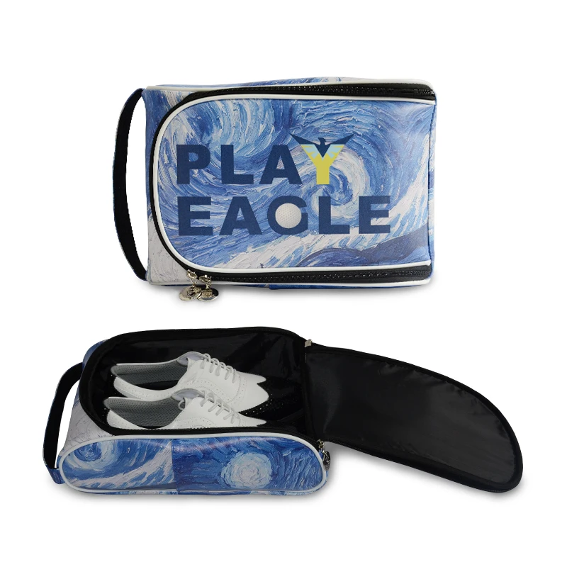 PLAYEAGLE Golf синяя Звездная ночь сумка для обуви на открытом воздухе мини | Спорт и