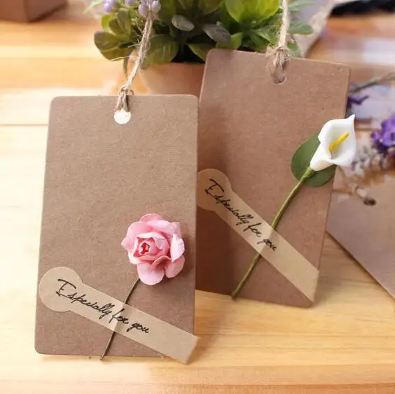 100 шт./лот маленький букет пожеланий сделай сам День Святого Валентина подарок