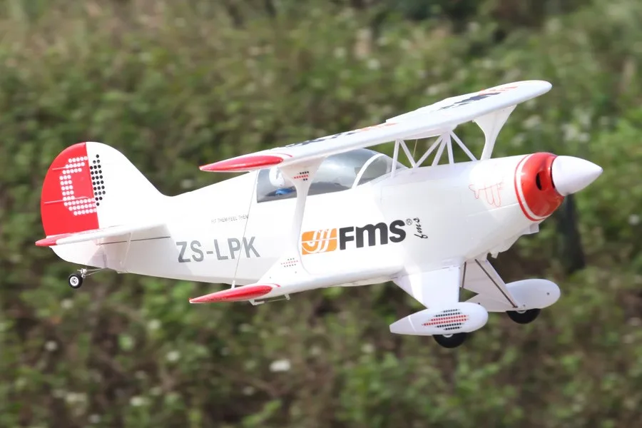 Радиоуправляемый самолет FMS 1400 мм 1 4 м Питтс специальных PNP биплан и ни в коем
