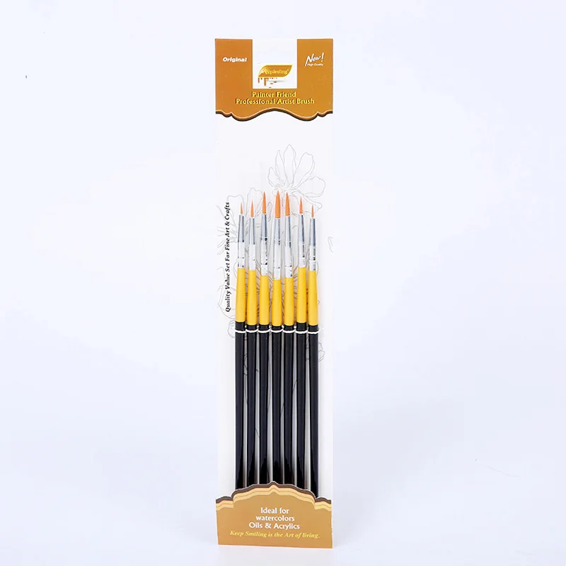 7 шт./компл. оптовая продажа нейлоновый крючок для волос линия Окрашенные Ручки