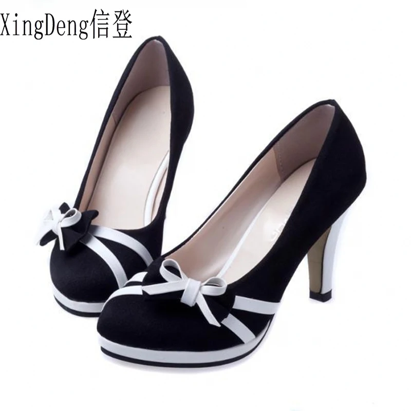 XingDeng/Женская офисная обувь на высоком каблуке весенние женские туфли-лодочки