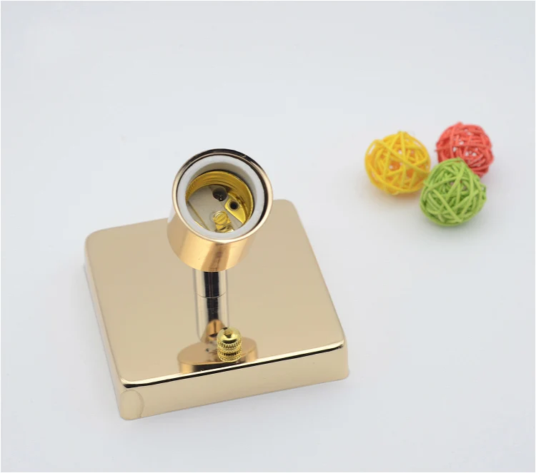 E27 держатель для ламп современный квадратный винтовой Потолочный/настенный