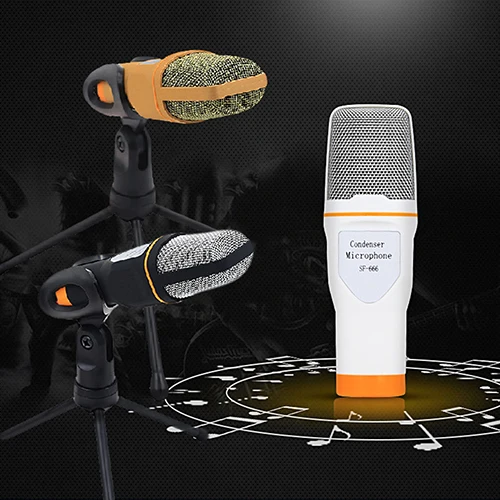 Профессиональный конденсаторный Студийный микрофон для подкастов ПК ноутбука