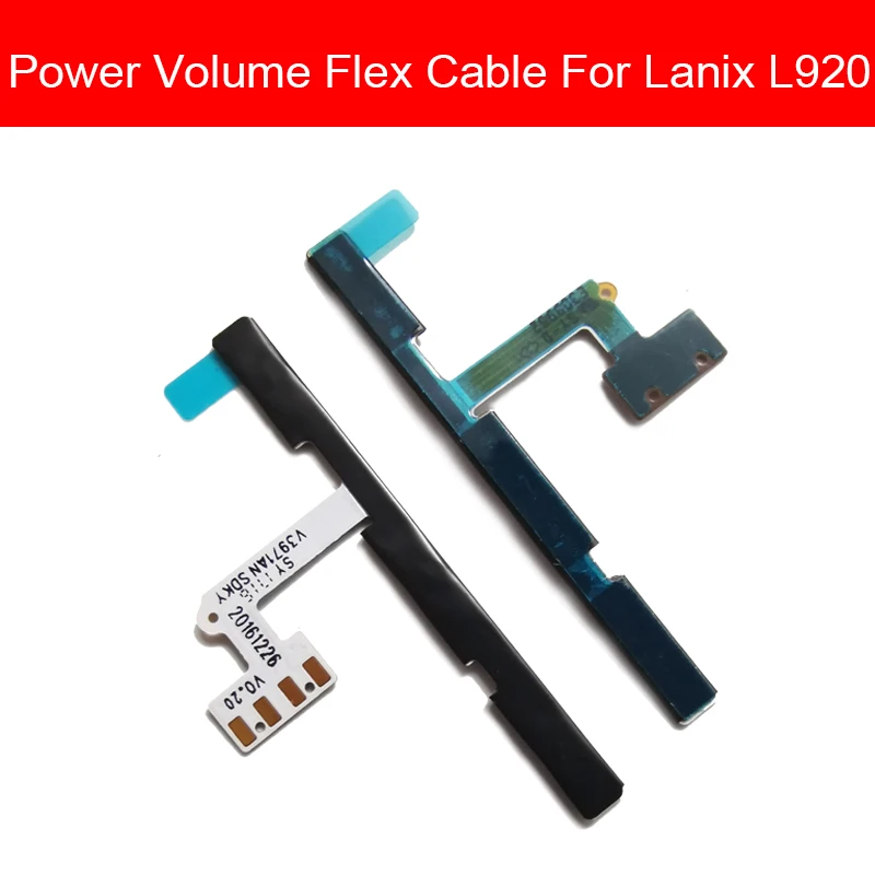 

Volume & On Off Power Flex Cable For Lanix Llium L920 Switch Control Button Key Side Flex Ribbon Cable Phone Replacement Parts